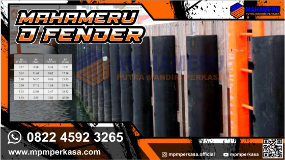 Mahameru D fender mpmperkasa,karet fender tipe D,rubber fender D,rubber fender type D,karet fender D,