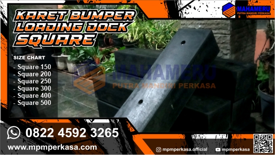 Rubber Bumper Square,Karet Bumper,fender square,Bumper Karet Kotak,mpmperkasa,bumper gudang,