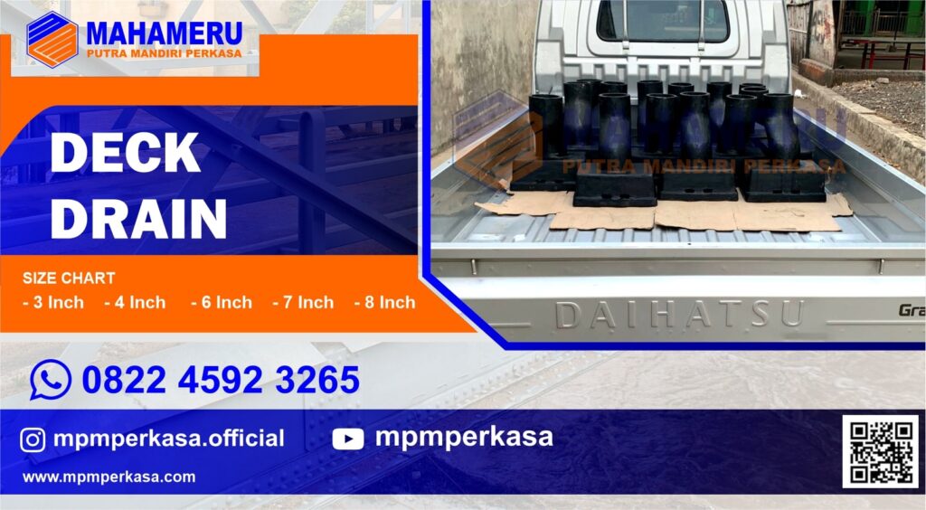 Deck Drain Straight | MPM Perkasa