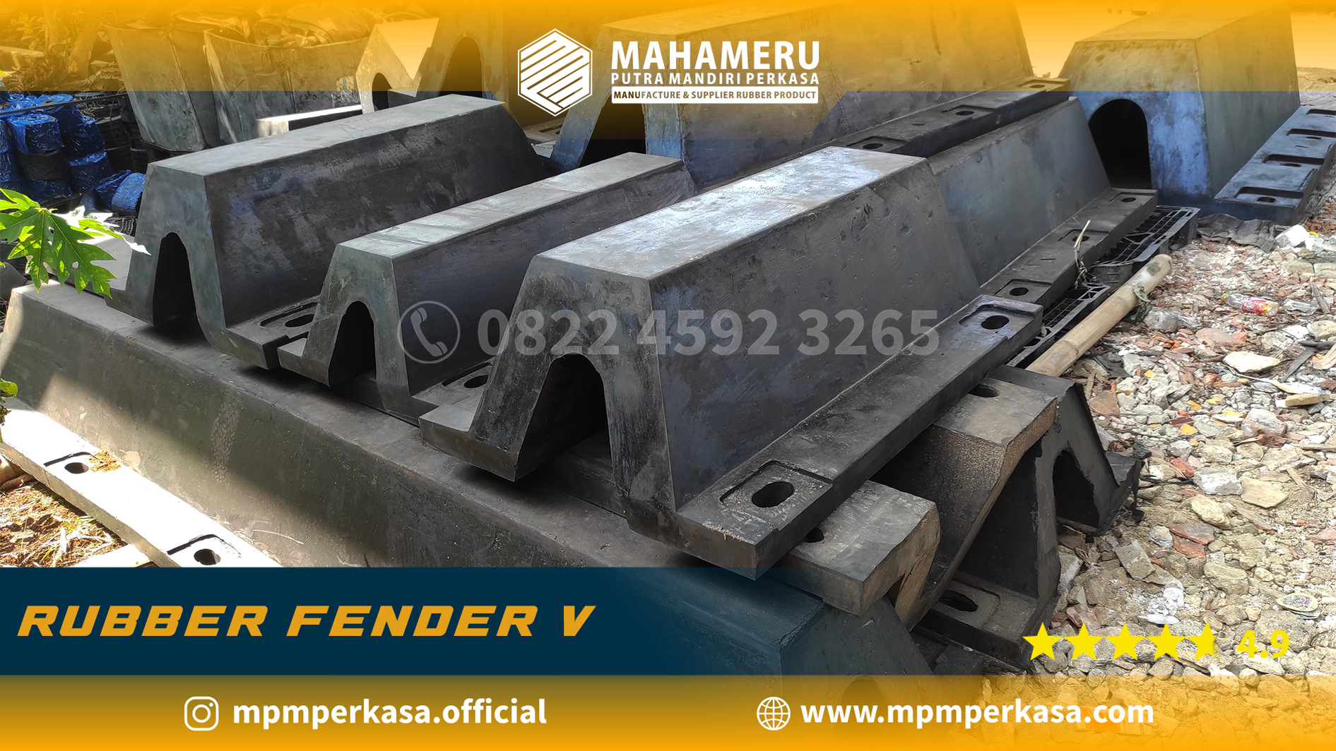 Desain dan Mekanika Rubber Fender V Desain dan Mekanika Rubber Fender V