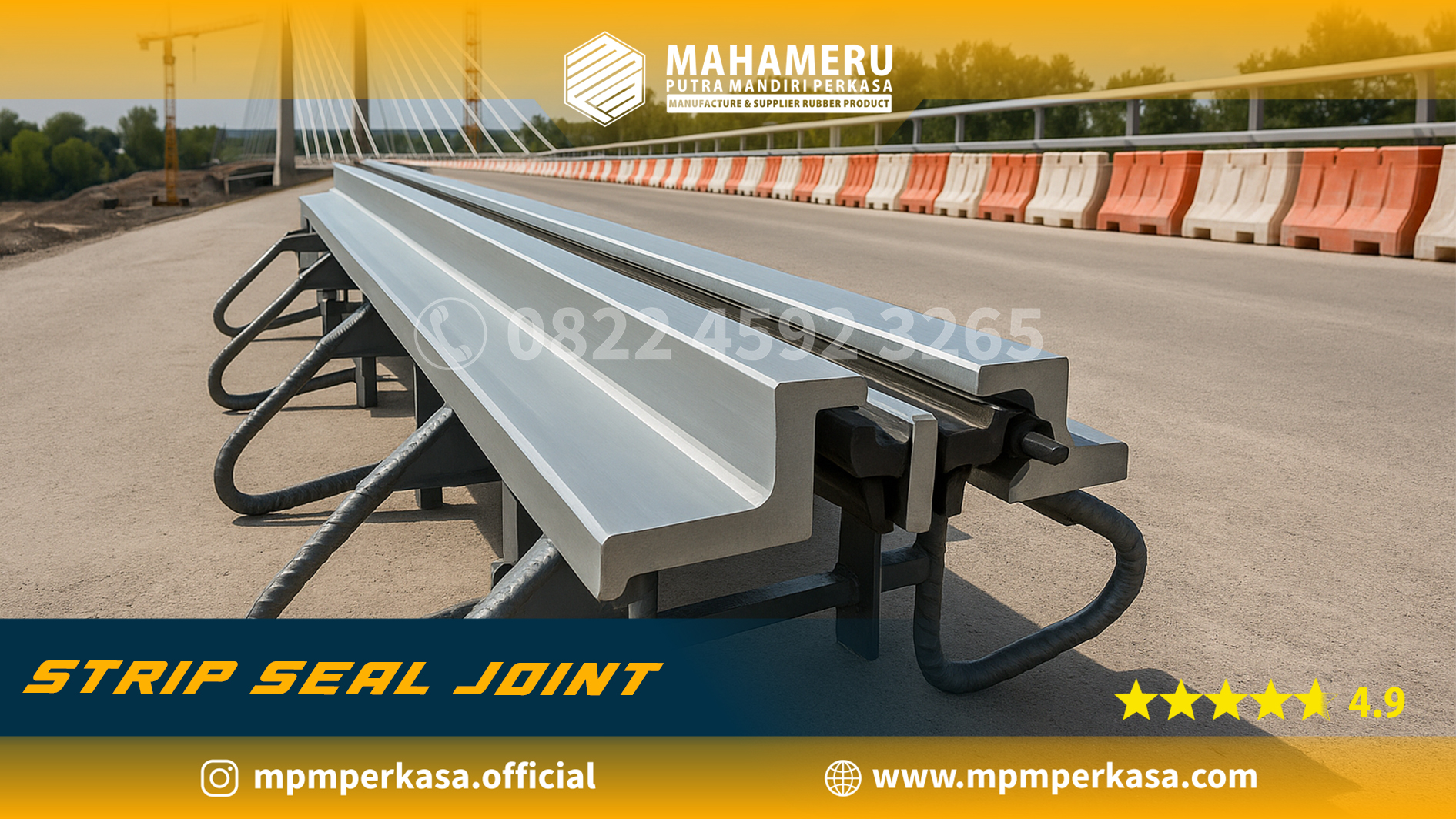 Produk,mpmperkasa,sambungan strip seal jembatan,